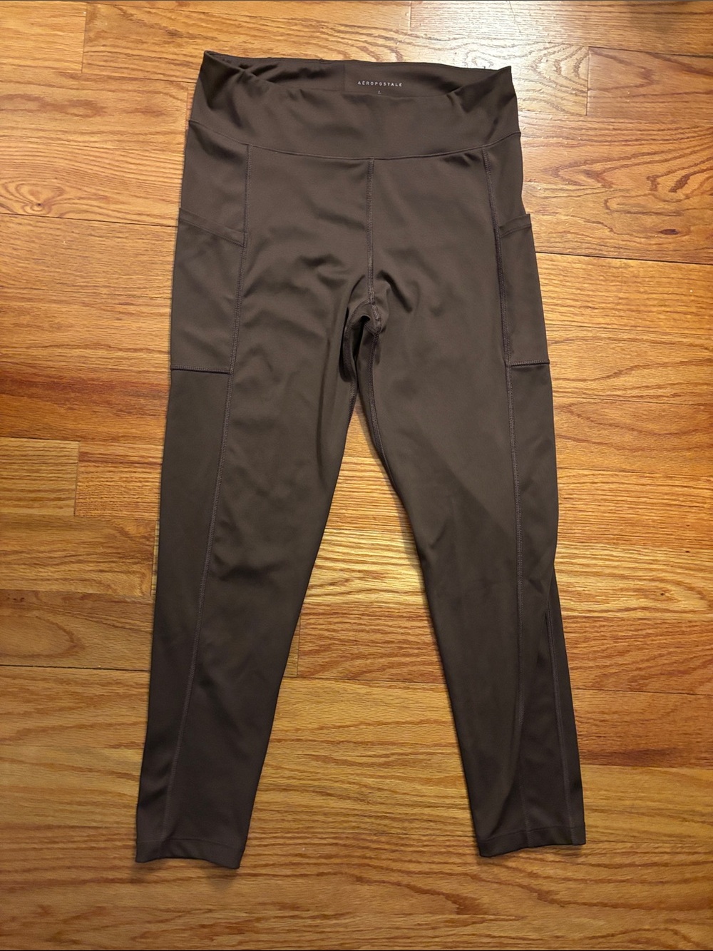 Aeropostale Brown High-Rise Leggings